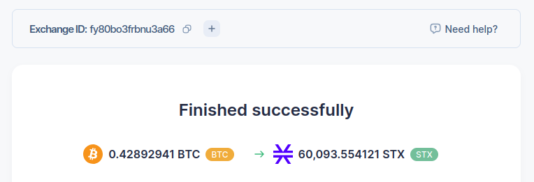 Simpleswap cycle 110