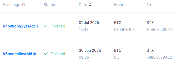 Simpleswap cycle 112